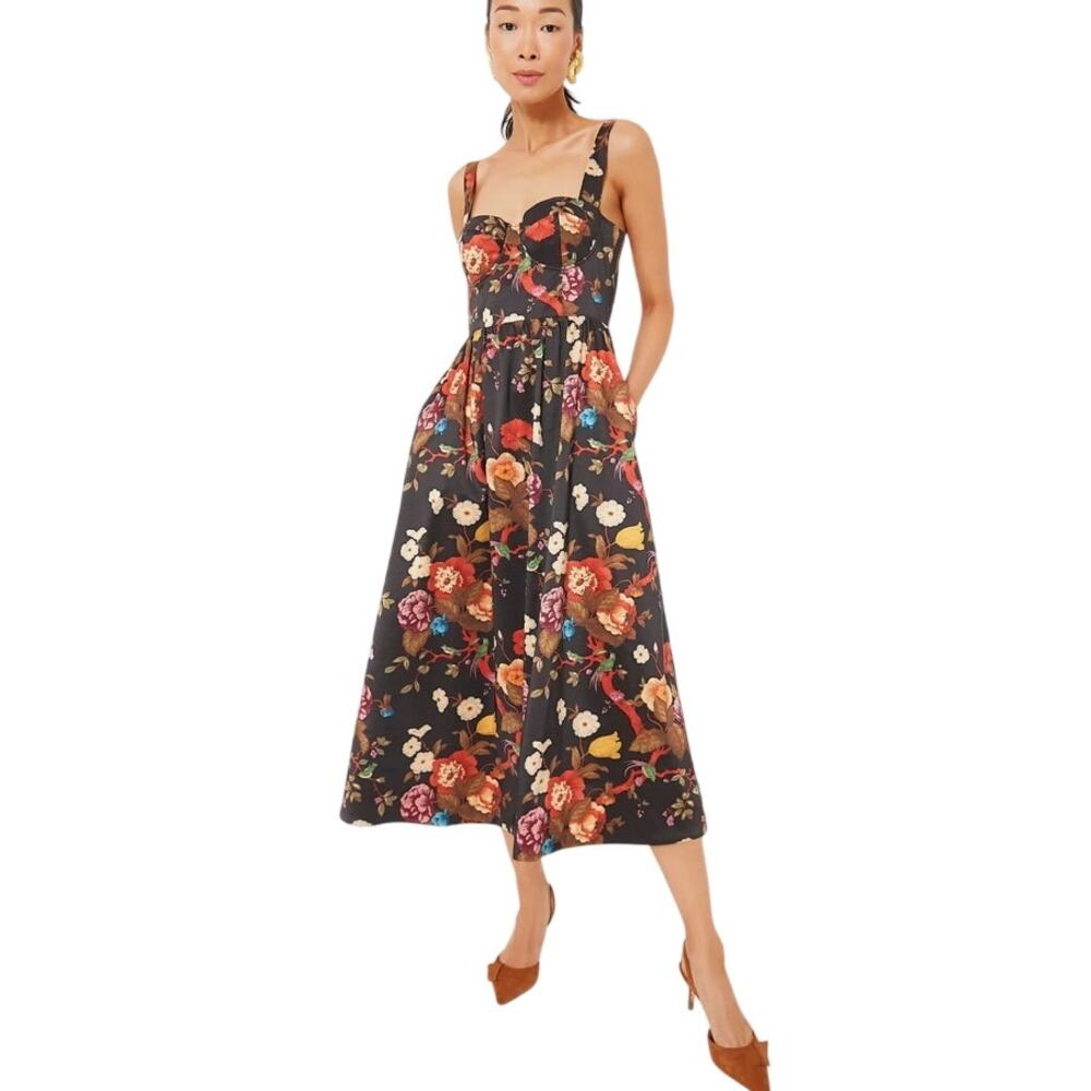 Tuckernuck Baroque Floral Maria Dress Size 4